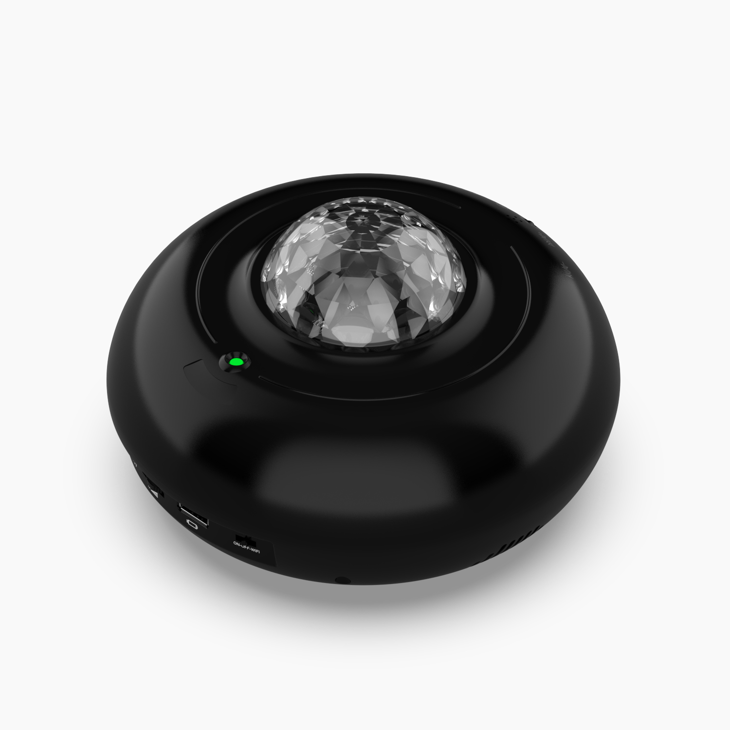 Space Circle Music Starry Sky Projection Light Black（Smart version）
